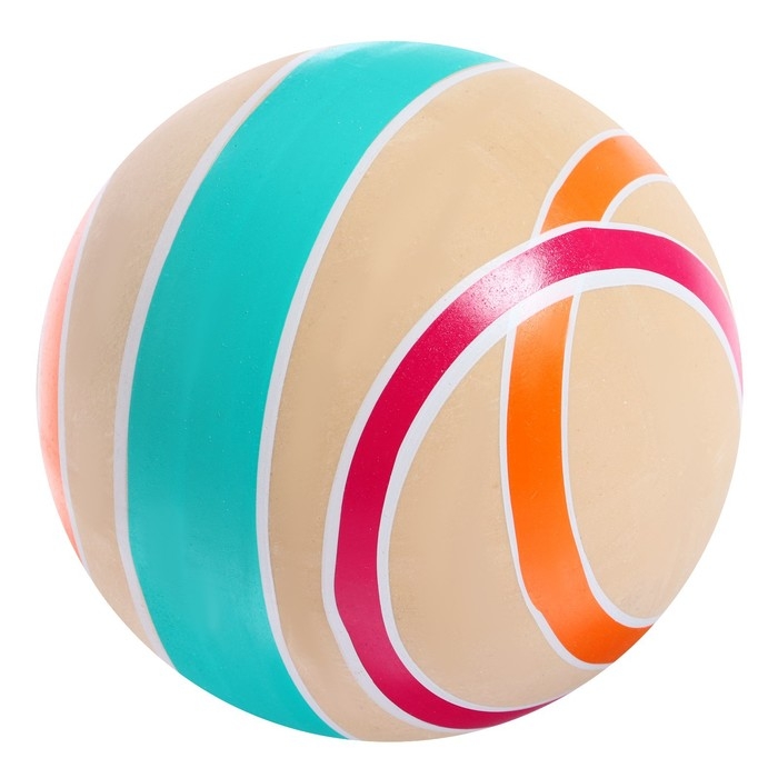 Мяч резиновый, диаметр 100 мм, эко, ручное окрашивание Мяч резиновый, диаметр 100 мм, эко, ручное окрашивание