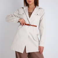 Ремень женский, ширина 1 см, винт, пряжка металл, цвет рыжий