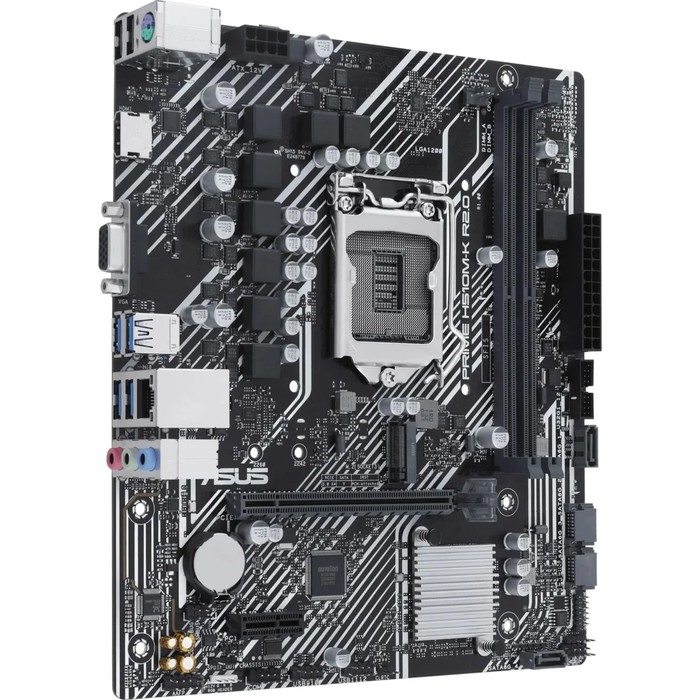Материнская плата Asus Prime H510M-K R2.0, LGA 1200, H510, 2xDDR4, VGA, HDMI, mATX