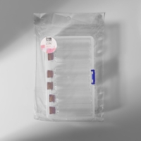 Набор баночек для хранения бисера, d = 2,2 &times; 7 см, 6 шт, в контейнере, 14,5 &times; 8,5 &times; 3,5 см