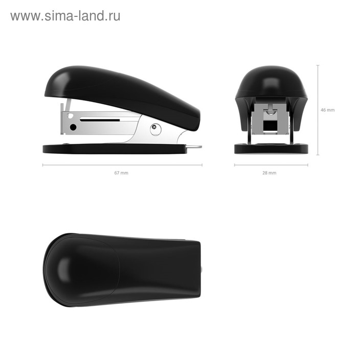 Степлер ErichKrause mini № 24/6, до 20 листов, вмещает до 50 скоб, глубина закладки бумаги до 25 мм, микс Степлер ErichKrause mini № 24/6, до 20 листов, вмещает до 50 скоб, глубина закладки бумаги до 25 мм, микс