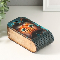 Шкатулка "Котик" 13х7х4 см
