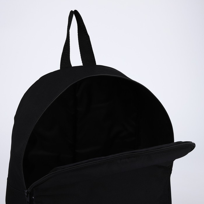 Рюкзак школьный текстильный &laquo;Аниме&raquo;, 38х14х27 см, цвет чёрный