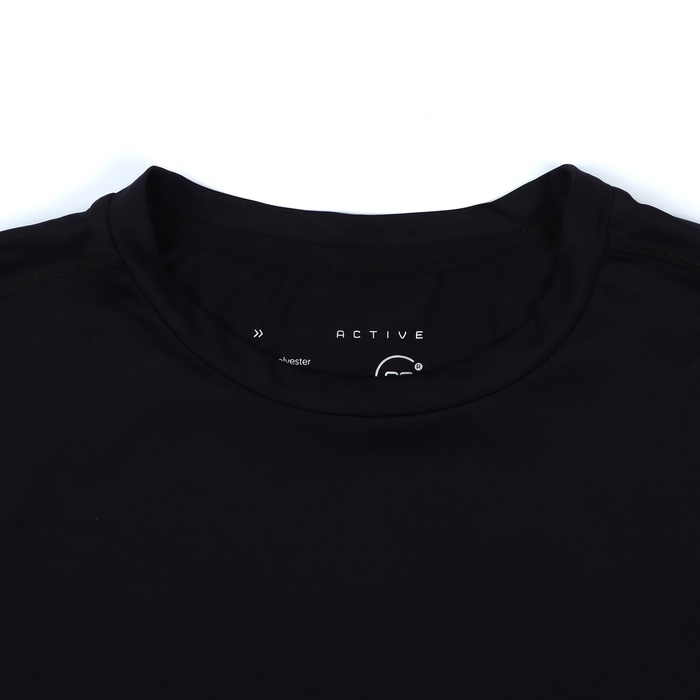 Рашгард мужской с дл. рукавом, базовый, размер XXL (54), цвет черный