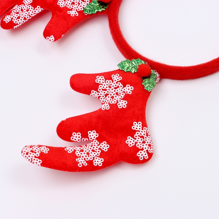 Новый год! Карнавальный ободок &laquo;Рожки&raquo;, цвета МИКС