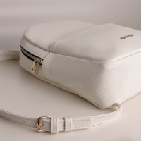 Рюкзак на молнии, TEXTURA, наружный карман, цвет белый Рюкзак на молнии, TEXTURA, наружный карман, цвет белый