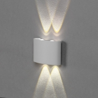 Светильник фасадный «Полусфера», FSD-072, 4 Вт, 4000К, 2 луча, IP65, 220 В, пластик, белый 1008420 Светильник фасадный «Полусфера», FSD-072, 4 Вт, 4000К, 2 луча, IP65, 220 В, пластик, белый 1008420