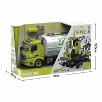 Конструктор винтовой &laquo;Автоцистерна&raquo;, стреляет водой, свет, звук, инерция, 60 деталей