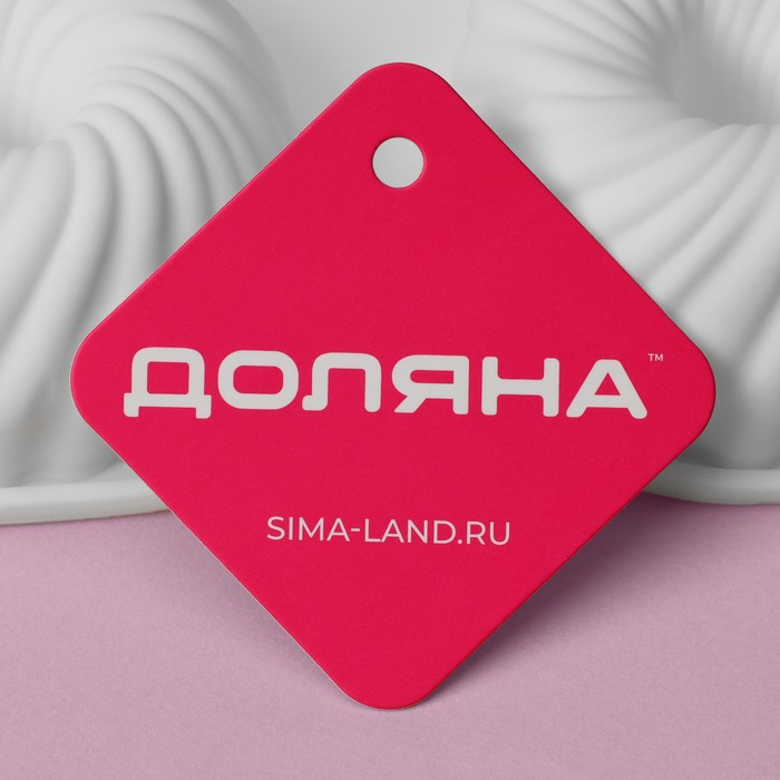 Форма для муссовых десертов и выпечки Доляна &laquo;Вихрь&raquo;, 29,8&times;17,5&times;3 см, 6 ячеек (d=7,7 см), цвет МИКС