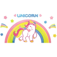 Наклейки интерьерные "Единорог", детский декор на стену, панно 120 х 58 см Наклейки интерьерные "Единорог", детский декор на стену, панно 120 х 58 см
