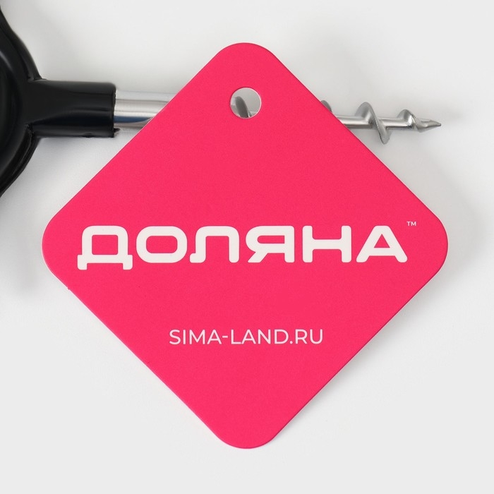 Штопор для вина Доляна &laquo;Крутышка&raquo;, 11 см, цвет МИКС