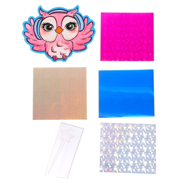Аппликация фольгой &laquo;Милая сова&raquo;