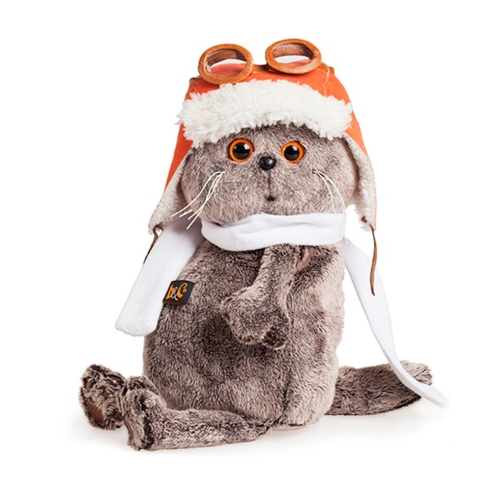 Мягкая игрушка &laquo;Басик в шлеме и шарфе&raquo;, 19 см