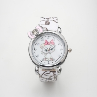 Часы наручные кварцевые детские "Кошечка", белые Часы наручные кварцевые детские "Кошечка", белые