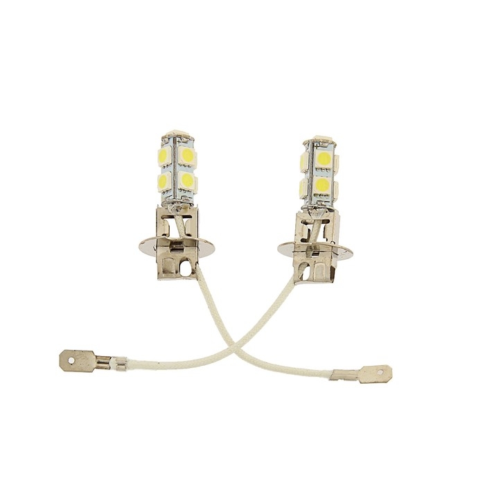 Автолампа светодиодная H3 TORSO, 12 В, 9 SMD-5050, свет белый, набор 2 шт