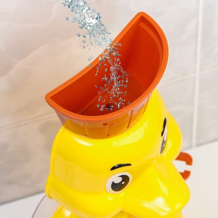 Игрушка для ванны &laquo;Мельница. Цыпленок&raquo;, на присоске, цвет МИКС