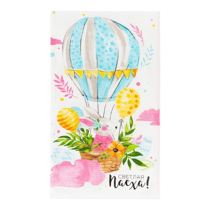 Набор кухонных полотенец Доляна &laquo;Воздушный шар&raquo;, 35х60см-2шт, 100% хл