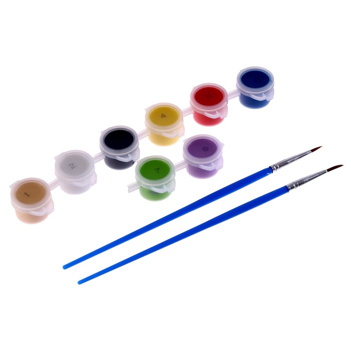 Картина по номерам для детей &laquo;Игровой мир&raquo;,&lrm; 15 х 15 см