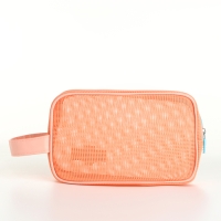 Косметичка на молнии, цвет оранжевый