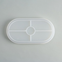 Набор для создания поддона из гипса с сухоцветами &laquo;Овал&raquo;