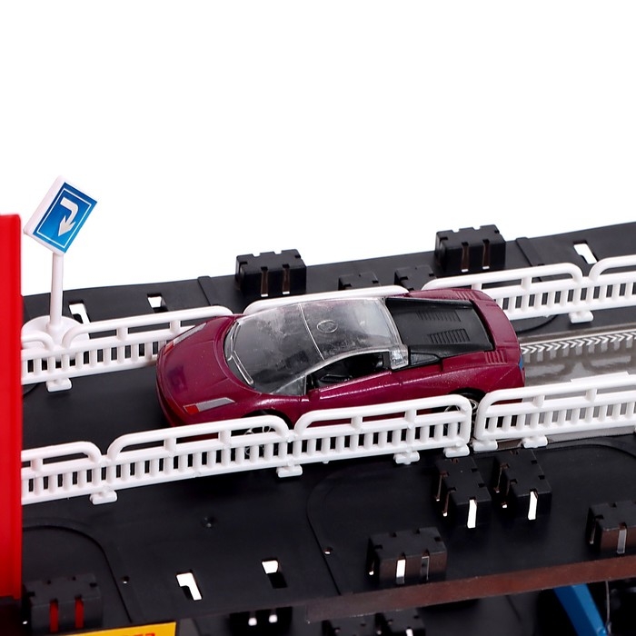 Автотрек &laquo;Дино-трек&raquo;, с запуском, звуковые эффекты, с 10 машинами