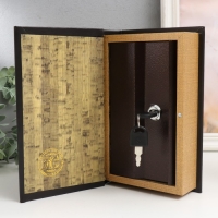 Сейф-книга дерево кожзам "Апполон" с золотом  21х13х5 см