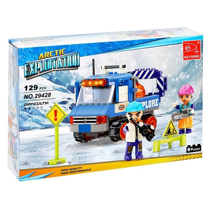 Конструктор &laquo;Арктика. Снежные строители&raquo;, 129 деталей