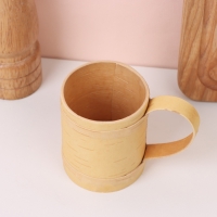 Кружка средняя, 6×6×7,5 см, 150 мл, береста Кружка средняя, 6×6×7,5 см, 150 мл, береста