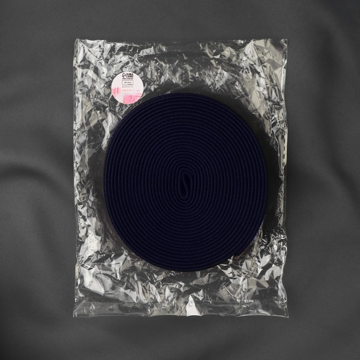 Резинка тканая, мягкая, 30 мм, 4,5 &plusmn; 0,5 м, цвет тёмно-синий/красный