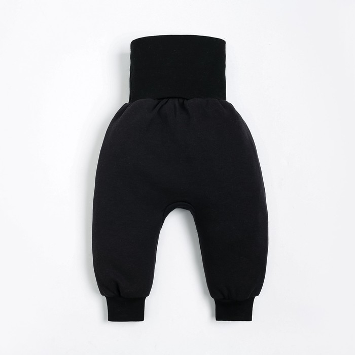 Ползунки-штанишки Крошка, Я BASIC LINE, рост 62-68 см, черный