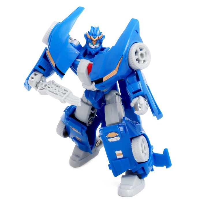 Робот &laquo;Гоночная полиция&raquo;, трансформируется