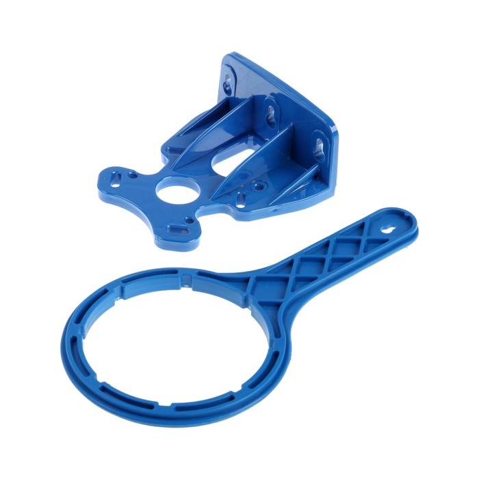 Корпус для фильтра ZEIN, 10SL, 3/4 Корпус для фильтра ZEIN, 10SL, 3/4", для холодной воды, ключ, крепление, прозрачный