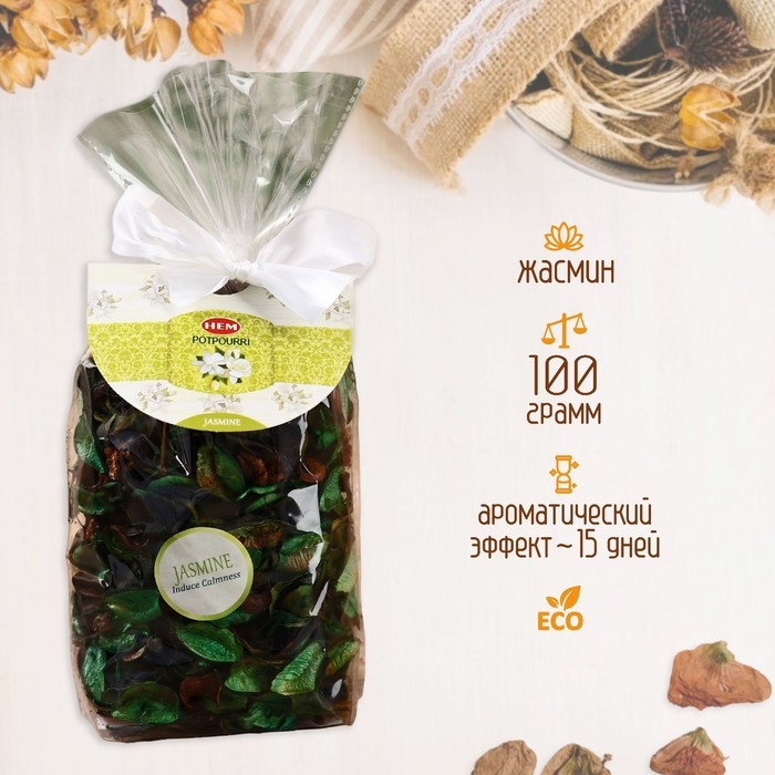 Попурри HEM 100 гр, жасмин Попурри HEM 100 гр, жасмин