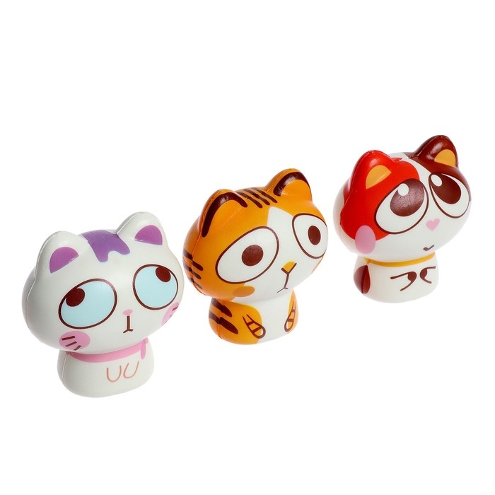 Мялка-сквиши &laquo;Киска&raquo;, виды МИКС