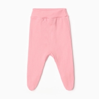 Ползунки с широким поясом, цвет розовый, рост 68 см Ползунки с широким поясом, цвет розовый, рост 68 см