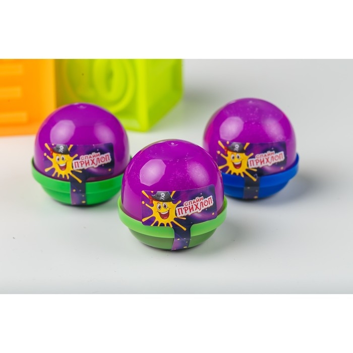 Слайм, фиолетовый капсула 40 г Слайм, фиолетовый капсула 40 г