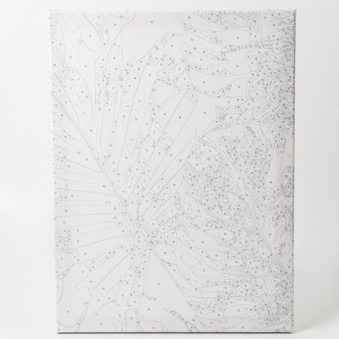 Картина по номерам с подрамником и поталью &laquo;Золотые тропики&raquo;, 30 х 40 см