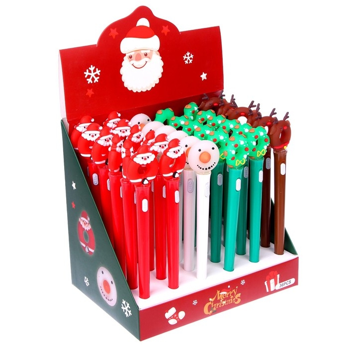 Ручка &laquo;Новый год&raquo; световая, виды МИКС