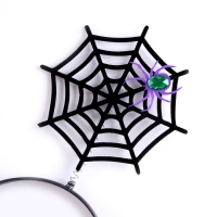 Карнавальный ободок &laquo;Паутина&raquo; на пружинках, МИКС