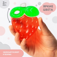 Прорезыватель охлаждающий с водой &laquo;Клубничка&raquo;, Крошка Я