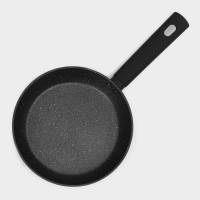 Сковорода Доляна &laquo;Первый дом&raquo;, d=18 см, антипригарное покрытие, индукция, цвет чёрный