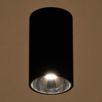 Светильник 671516/1 LED 12Вт черный-серебро 7,5х7,5х15 см BayerLux