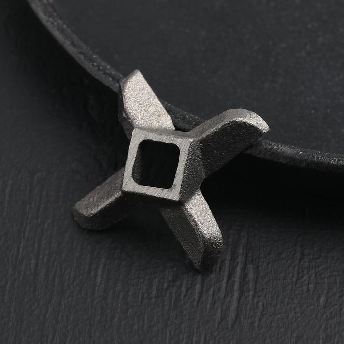 Нож для мясорубки А-8 Доляна, центральное отверстие 1&times;1 см