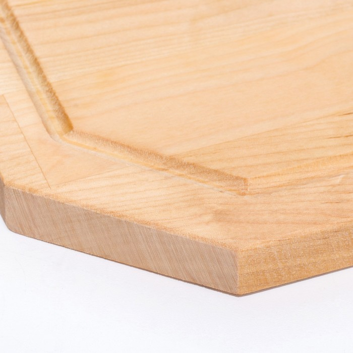 Доска разделочная &laquo;Гайка&raquo; большая (кровосток) 38х22х1,8 см