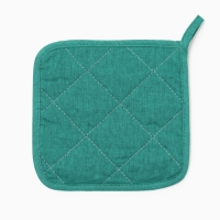 Прихватка Доляна Live is good 17х17 см, 35% хл, 65% пэ, ватин 250 г/м2