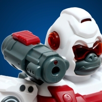 Робот &laquo;Гориллабот&raquo;, радиоуправляемый, пар из пушки, свет, звук, с аккумулятором