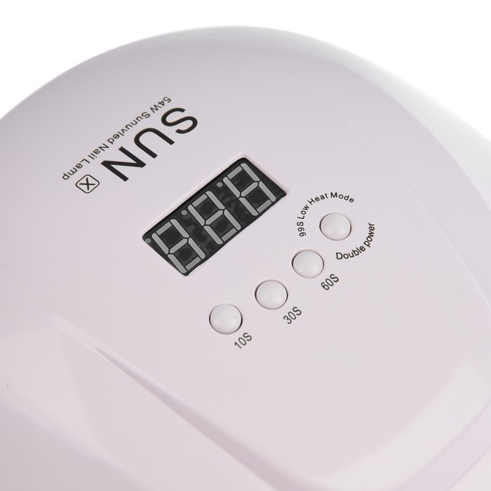 Лампа для гель-лака JessNail SUN X, UV/LED, 54 Вт, 36 таймер, таймер 10/30/60 сек, белая