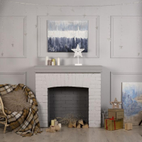 Гирлянда &laquo;Бахрома-арка&raquo; 2.5 &times; 1.2 м с насадками &laquo;Звёзды&raquo;, IP20, прозрачная нить, 136 LED, свечение тёплое белое, 8 режимов, 220 В