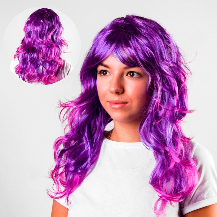 Карнавальный парик &laquo;Черничный шейк&raquo;, 120 г