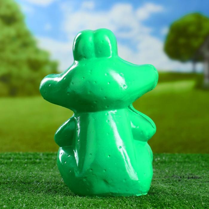 Садовая фигура "Лягушка улыбка" средняя 14х24см